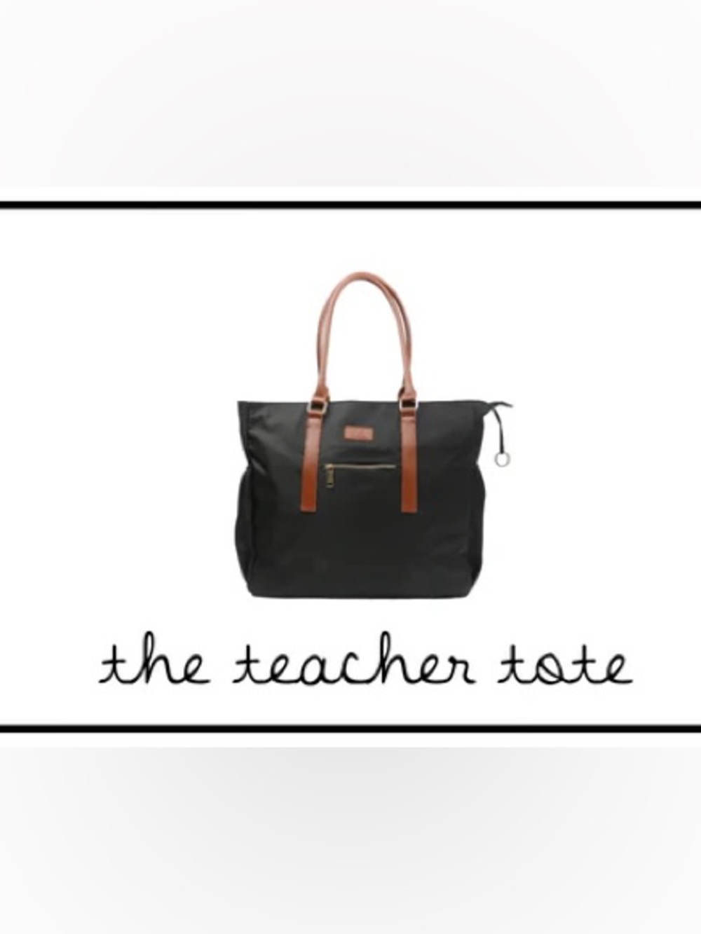 The Teacher Tote with Original Handles
